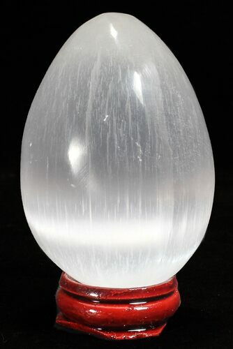 2 1/2" Polished "Selenite" (Satin Spar) Eggs - Photo 1